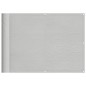 vidaXL Pantalla de balcón 100% poliéster Oxford gris claro 75x700 cm vidaXL Pantalla de balcón 100% poliéster Oxford gris claro 75x700 cm