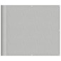 vidaXL Pantalla de balcón 100% poliéster Oxford gris claro 90x800 cm vidaXL Pantalla de balcón 100% poliéster Oxford gris claro 90x800 cm