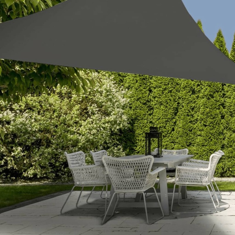 ProGarden Toldo triangular gris 3,6x3,6x3,6 m ProGarden Toldo triangular gris 3,6x3,6x3,6 m