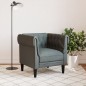 vidaXL Sillón Chesterfield de tela gris oscuro vidaXL Sillón Chesterfield de tela gris oscuro