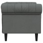 vidaXL Sillón Chesterfield de tela gris oscuro vidaXL Sillón Chesterfield de tela gris oscuro