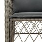 vidaXL Set comedor jardín 7 pzas y cojines ratán sintético gris vidaXL Set comedor jardín 7 pzas y cojines ratán sintético gris
