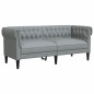 vidaXL Sofá Chesterfield de 2 plazas tela gris claro vidaXL Sofá Chesterfield de 2 plazas tela gris claro
