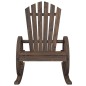 vidaXL Sillas mecedoras Adirondack 2 uds madera maciza de abeto vidaXL Sillas mecedoras Adirondack 2 uds madera maciza de abeto