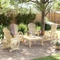 vidaXL Sillones de jardín Adirondack 4 uds madera maciza de abeto vidaXL Sillones de jardín Adirondack 4 uds madera maciza de abeto