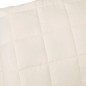 vidaXL Manta con peso tela color crema claro 220x240 cm 11 kg vidaXL Manta con peso tela color crema claro 220x240 cm 11 kg