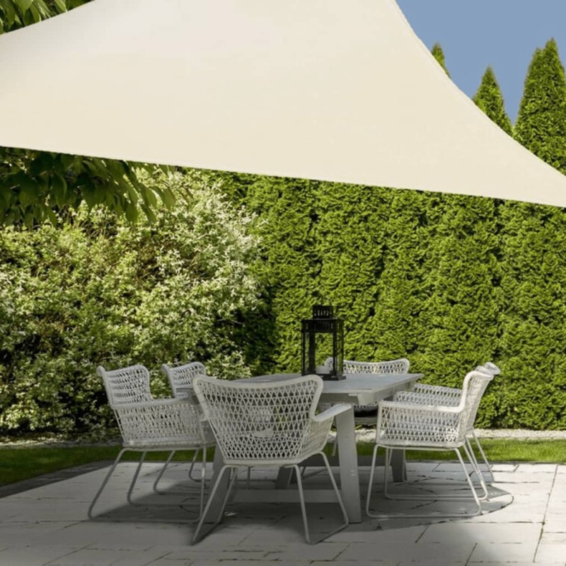 ProGarden Toldo triangular crema 3,6x3,6x3,6 m ProGarden Toldo triangular crema 3,6x3,6x3,6 m