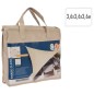 ProGarden Toldo triangular crema 3,6x3,6x3,6 m ProGarden Toldo triangular crema 3,6x3,6x3,6 m