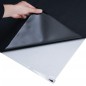 vidaXL Láminas de ventana esmerilada 5 uds PVC negro vidaXL Láminas de ventana esmerilada 5 uds PVC negro