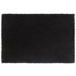 vidaXL Felpudos 2 unidades fibra de coco negro 40x60 cm