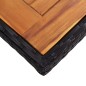 vidaXL Set de comedor de jardín 9 pzas ratán PE y madera acacia negro vidaXL Set de comedor de jardín 9 pzas ratán PE y madera acacia negro