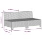 vidaXL Set de muebles de jardín 10 pzas y cojines ratán sintético gris vidaXL Set de muebles de jardín 10 pzas y cojines ratán sintético gris