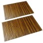 Set 2 alfombras de acacia para el baño, 80 x 50 cm Set 2 alfombras de acacia para el baño, 80 x 50 cm
