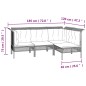vidaXL Set de muebles de jardín 10 pzas y cojines ratán sintético gris vidaXL Set de muebles de jardín 10 pzas y cojines ratán sintético gris