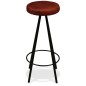 vidaXL Set muebles de bar 7 pzas madera maciza acacia y cuero genuino vidaXL Set muebles de bar 7 pzas madera maciza acacia y cuero genuino