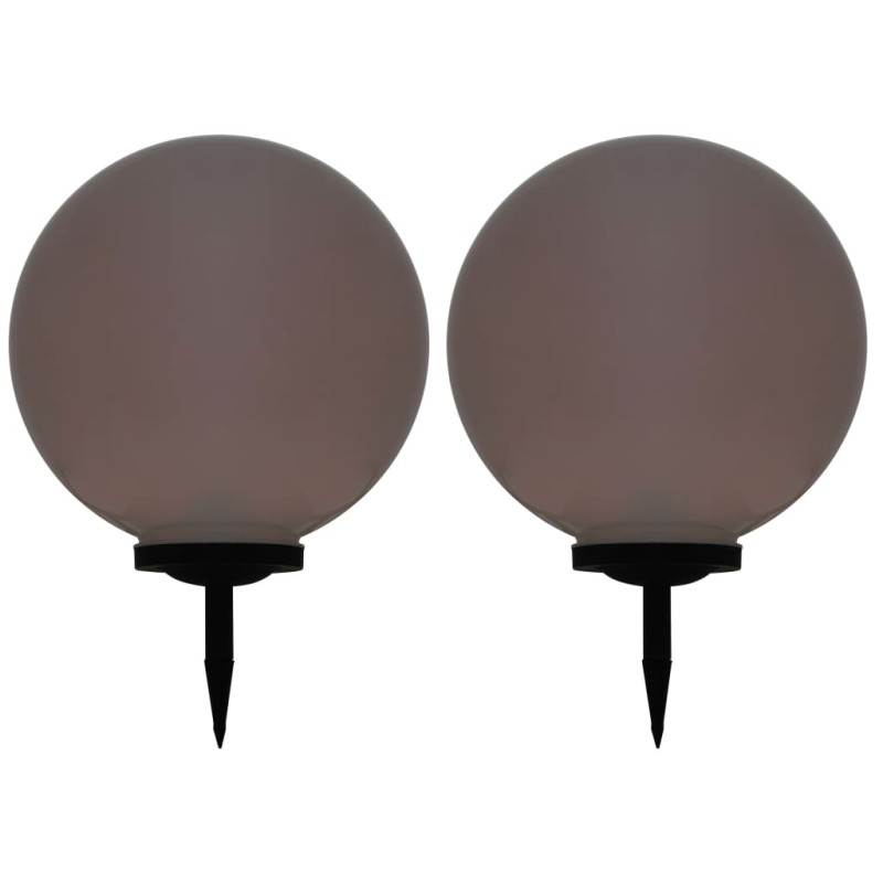 vidaXL Lámparas solares esféricas de exterior 2 uds LED RGB 50 cm vidaXL Lámparas solares esféricas de exterior 2 uds LED RGB 50 cm
