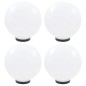 vidaXL Lámparas de bola LED 4 unidades esféricas PMMA 30 cm vidaXL Lámparas de bola LED 4 unidades esféricas PMMA 30 cm