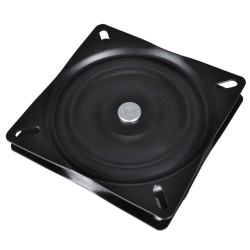 vidaXL Base giratoria asiento de barco 2 uds estándar 160x160x2,5 mm