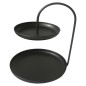 Lesli Living Etagiere de 2 niveles Julie negro 31x30x40 cm Lesli Living Etagiere de 2 niveles Julie negro 31x30x40 cm