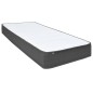 vidaXL Cama box spring tela gris oscuro 200x200 cm vidaXL Cama box spring tela gris oscuro 200x200 cm