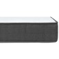 vidaXL Cama box spring tela gris oscuro 200x200 cm vidaXL Cama box spring tela gris oscuro 200x200 cm