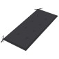 vidaXL Banco de jardín 2 plazas madera maciza eucalipto y cojín 120 cm vidaXL Banco de jardín 2 plazas madera maciza eucalipto y cojín 120 cm