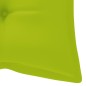 vidaXL Banco de jardín 2 plazas madera maciza eucalipto y cojín 120 cm vidaXL Banco de jardín 2 plazas madera maciza eucalipto y cojín 120 cm