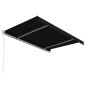 vidaXL Toldo retráctil automático gris antracita 300x250 cm vidaXL Toldo retráctil automático gris antracita 300x250 cm