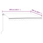 vidaXL Toldo retráctil automático gris antracita 300x250 cm vidaXL Toldo retráctil automático gris antracita 300x250 cm