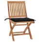 vidaXL Sillas de jardín plegables 6 uds madera maciza teca con cojines vidaXL Sillas de jardín plegables 6 uds madera maciza teca con cojines