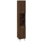 vidaXL Set de muebles de baño 3 pzas madera contrachapada roble marrón vidaXL Set de muebles de baño 3 pzas madera contrachapada roble marrón