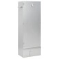 vidaXL Horno ahumador de barbacoa con mesa acero galvanizado vidaXL Horno ahumador de barbacoa con mesa acero galvanizado