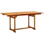 vidaXL Juego de comedor de jardín 7 piezas madera maciza de acacia vidaXL Juego de comedor de jardín 7 piezas madera maciza de acacia