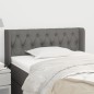 vidaXL Cabecero de tela gris oscuro 103x16x78/88 cm vidaXL Cabecero de tela gris oscuro 103x16x78/88 cm