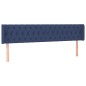 vidaXL Cabecero con LED de tela azul 203x16x78/88 cm vidaXL Cabecero con LED de tela azul 203x16x78/88 cm