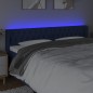 vidaXL Cabecero con LED de tela azul 203x16x78/88 cm vidaXL Cabecero con LED de tela azul 203x16x78/88 cm