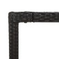 vidaXL Set comedor jardín 9 pzas y cojines ratán sintético negro gris vidaXL Set comedor jardín 9 pzas y cojines ratán sintético negro gris