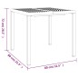 vidaXL Juego de comedor de jardín 5 piezas acero gris antracita vidaXL Juego de comedor de jardín 5 piezas acero gris antracita