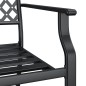 vidaXL Juego de comedor de jardín 7 piezas acero gris antracita vidaXL Juego de comedor de jardín 7 piezas acero gris antracita