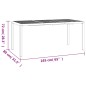 vidaXL Juego de comedor de jardín 7 piezas acero gris antracita vidaXL Juego de comedor de jardín 7 piezas acero gris antracita