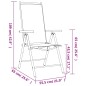 vidaXL Juego de comedor para jardín 7 piezas aluminio negro y marrón vidaXL Juego de comedor para jardín 7 piezas aluminio negro y marrón
