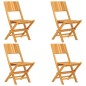 vidaXL Juego de comedor para jardín 5 piezas madera maciza de teca vidaXL Juego de comedor para jardín 5 piezas madera maciza de teca