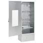 vidaXL Horno ahumador de barbacoa con mesa acero galvanizado vidaXL Horno ahumador de barbacoa con mesa acero galvanizado
