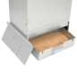 vidaXL Horno ahumador de barbacoa con mesa acero galvanizado vidaXL Horno ahumador de barbacoa con mesa acero galvanizado