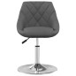 vidaXL Sillas de comedor giratorias 2 unidades terciopelo gris oscuro vidaXL Sillas de comedor giratorias 2 unidades terciopelo gris oscuro