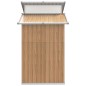 vidaXL Cobertizo de jardín acero galvanizado marrón 270x130x208,5 cm vidaXL Cobertizo de jardín acero galvanizado marrón 270x130x208,5 cm