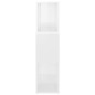 vidaXL Librería separador contrachapada blanco brillante 60x24x94 cm vidaXL Librería separador contrachapada blanco brillante 60x24x94 cm