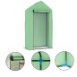 vidaXL Invernadero con estructura de acero 0,5 m² 1x0,5x1,9 m vidaXL Invernadero con estructura de acero 0,5 m² 1x0,5x1,9 m