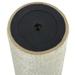 vidaXL Poste rascador para gatos 8x45 cm 8 mm beige