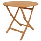 vidaXL Juego de comedor para jardín 5 piezas madera maciza teca vidaXL Juego de comedor para jardín 5 piezas madera maciza teca